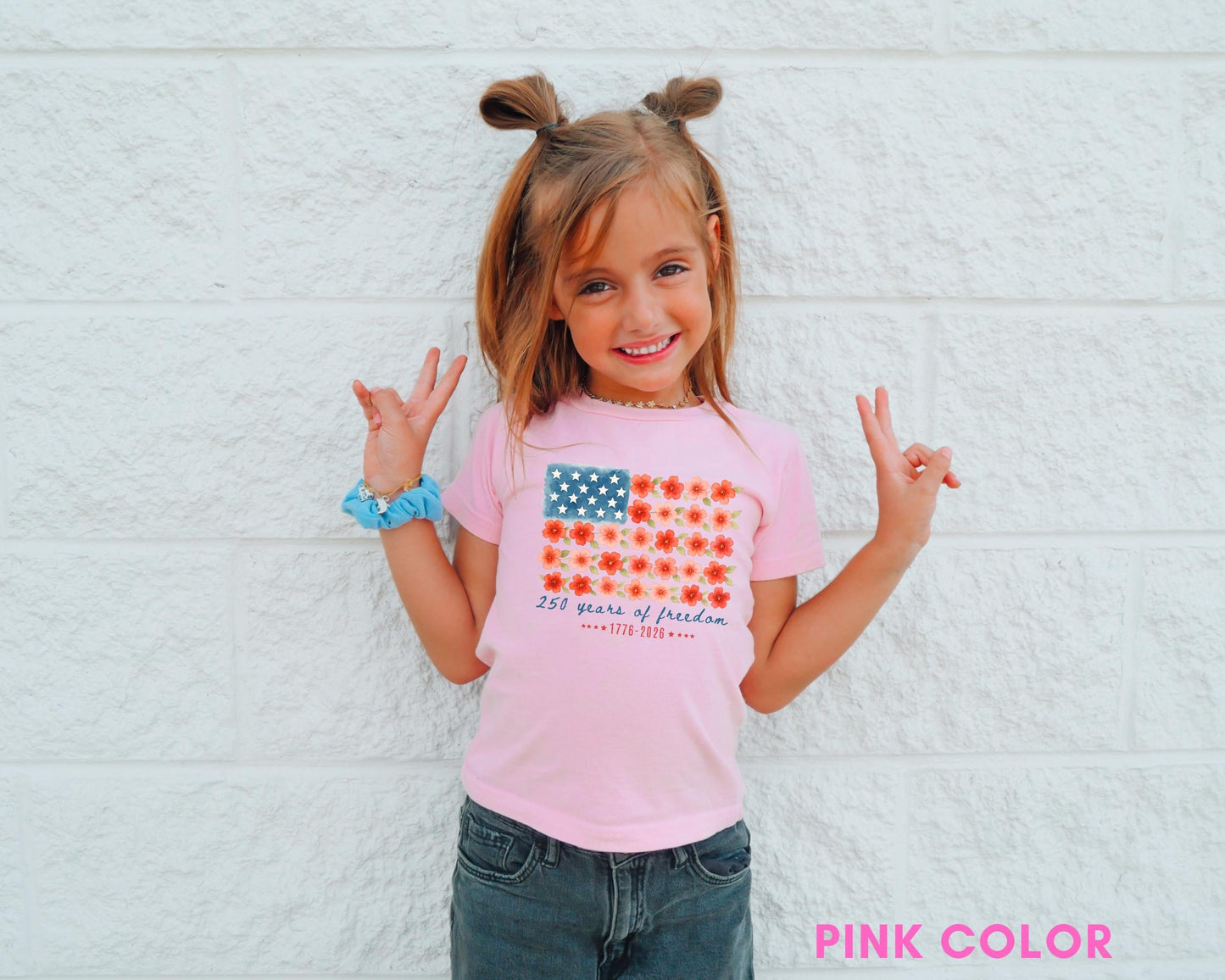 America 250th Anniversary Kids T-Shirt, Patriotic USA 1776–2026 Independence Day Kids Tshirt, Patriotic 4th of July Youth Tee