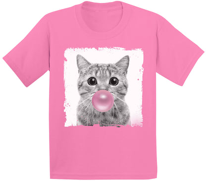 Cute Cat Kids T-Shirt, Funny Animals Youth Tee, Animal Lovers Youth Shirt