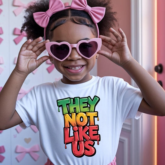 Black History Kids Shirt, They Not Like Us Youth Tee, Positive Affirmation Youth Tshirt