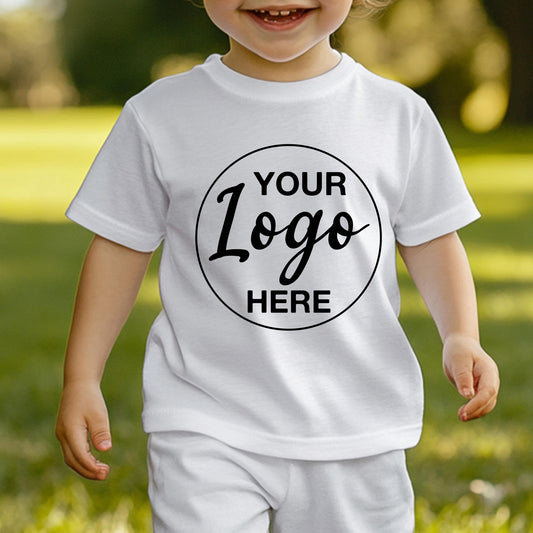 Custom Your Logo Kids Shirt, Custom Text Youth T-Shirt, Custom Brand Tee