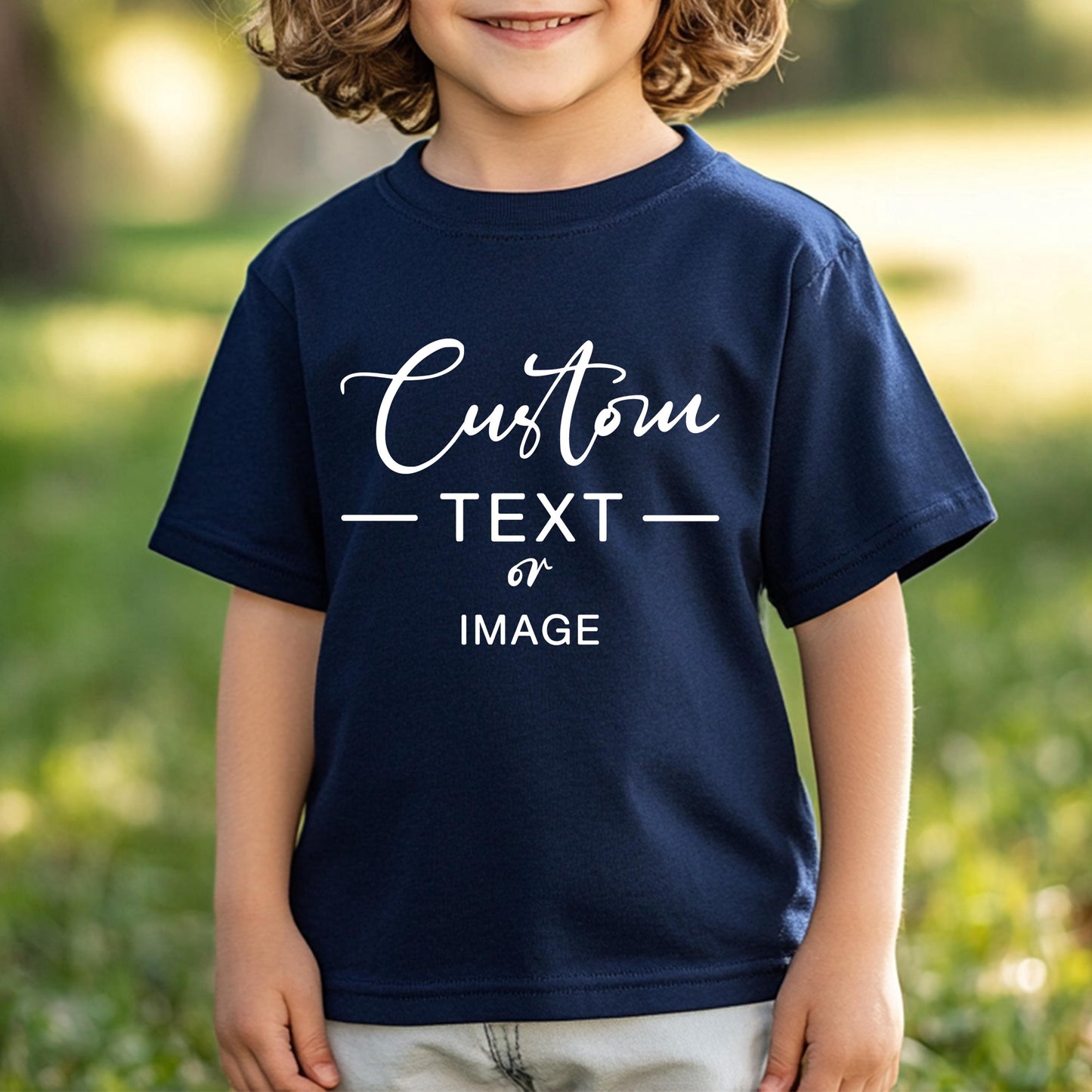 Custom Toddler T-Shirt, Custom Logo Kids Shirt, Personalize Company Youth Shirt, Custom Brand Tee