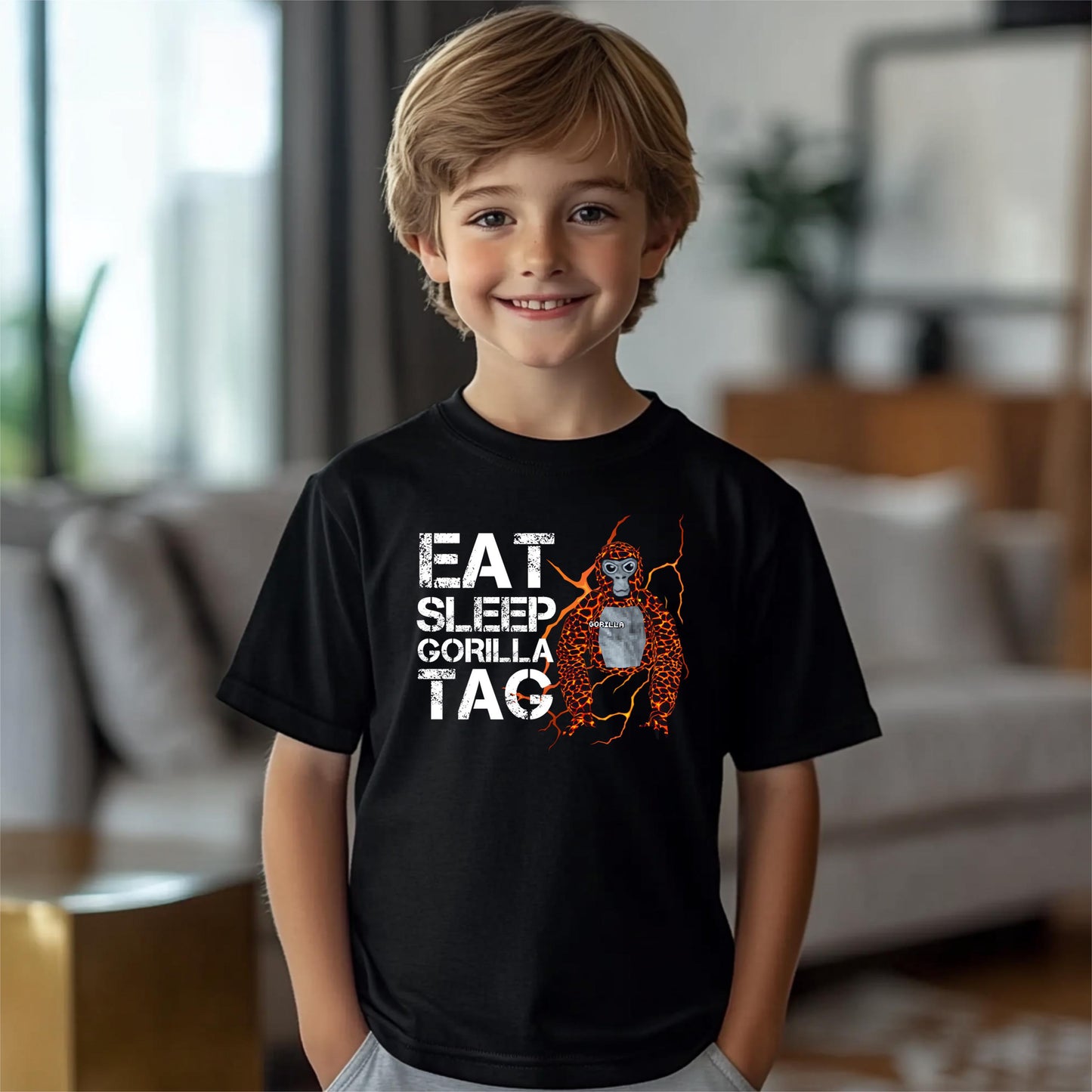 Eat Sleep Gorilla Tag Kids T-shirt, Gorilla Tag Youth T-shirt, Summer Fun Youth Tee