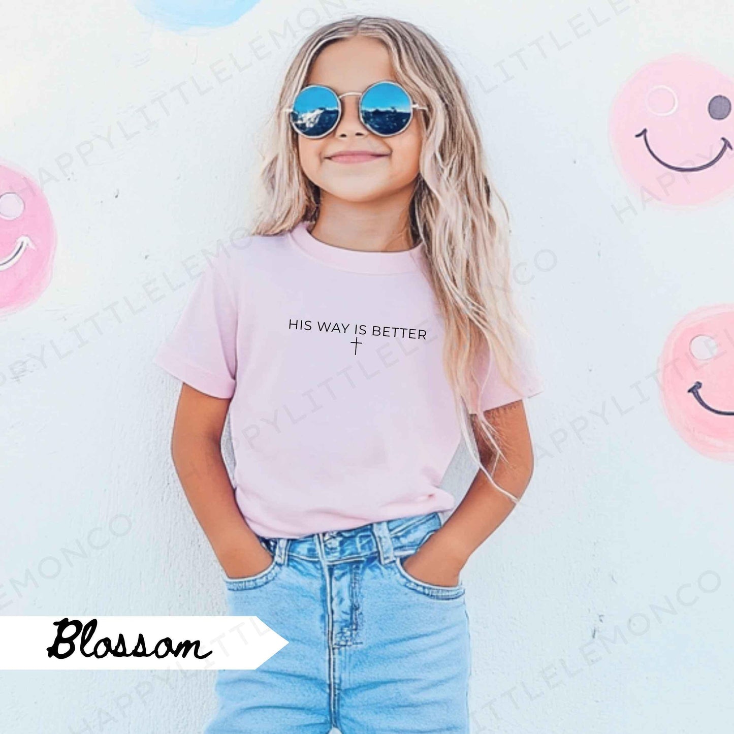 Christian His Way is Better Youth Shirt, Christian Bible Verse Kids Tee, Christian Kids Shirt