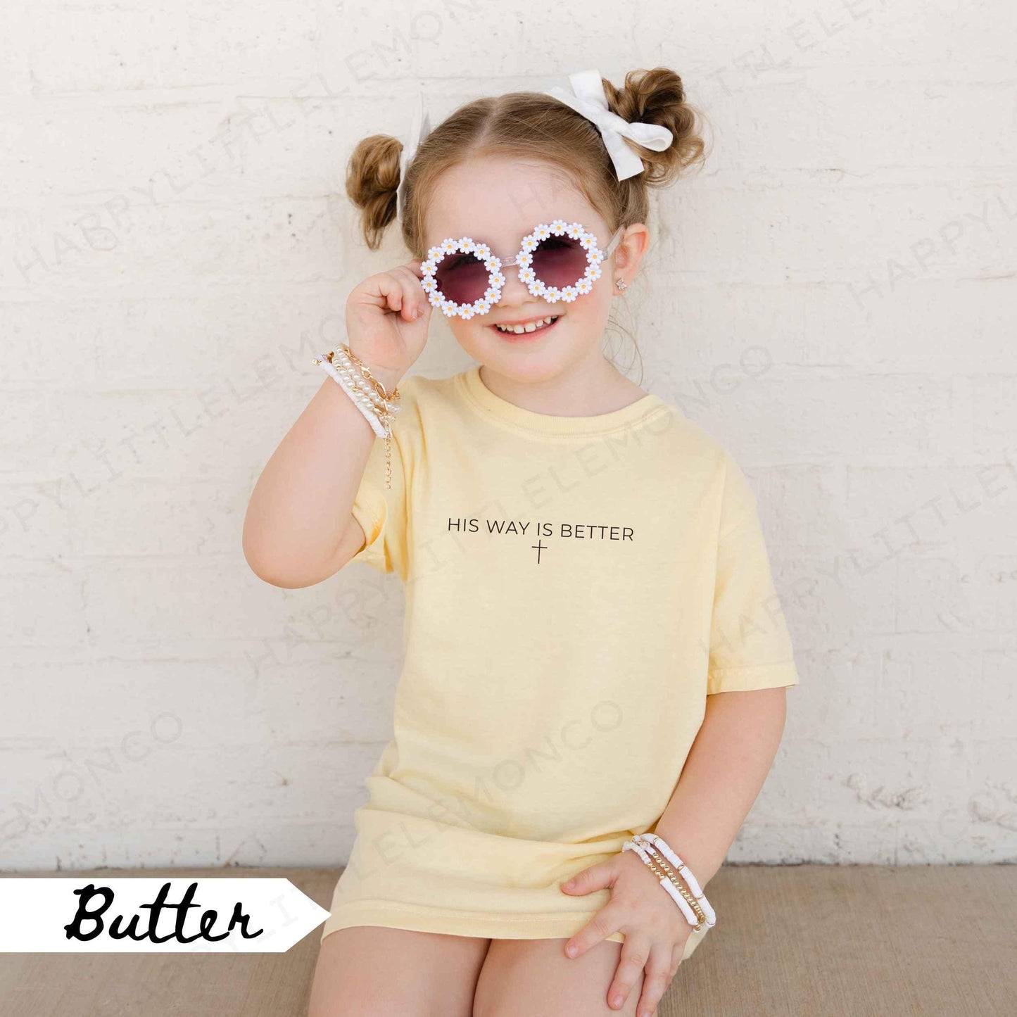 Christian His Way is Better Youth Shirt, Christian Bible Verse Kids Tee, Christian Kids Shirt
